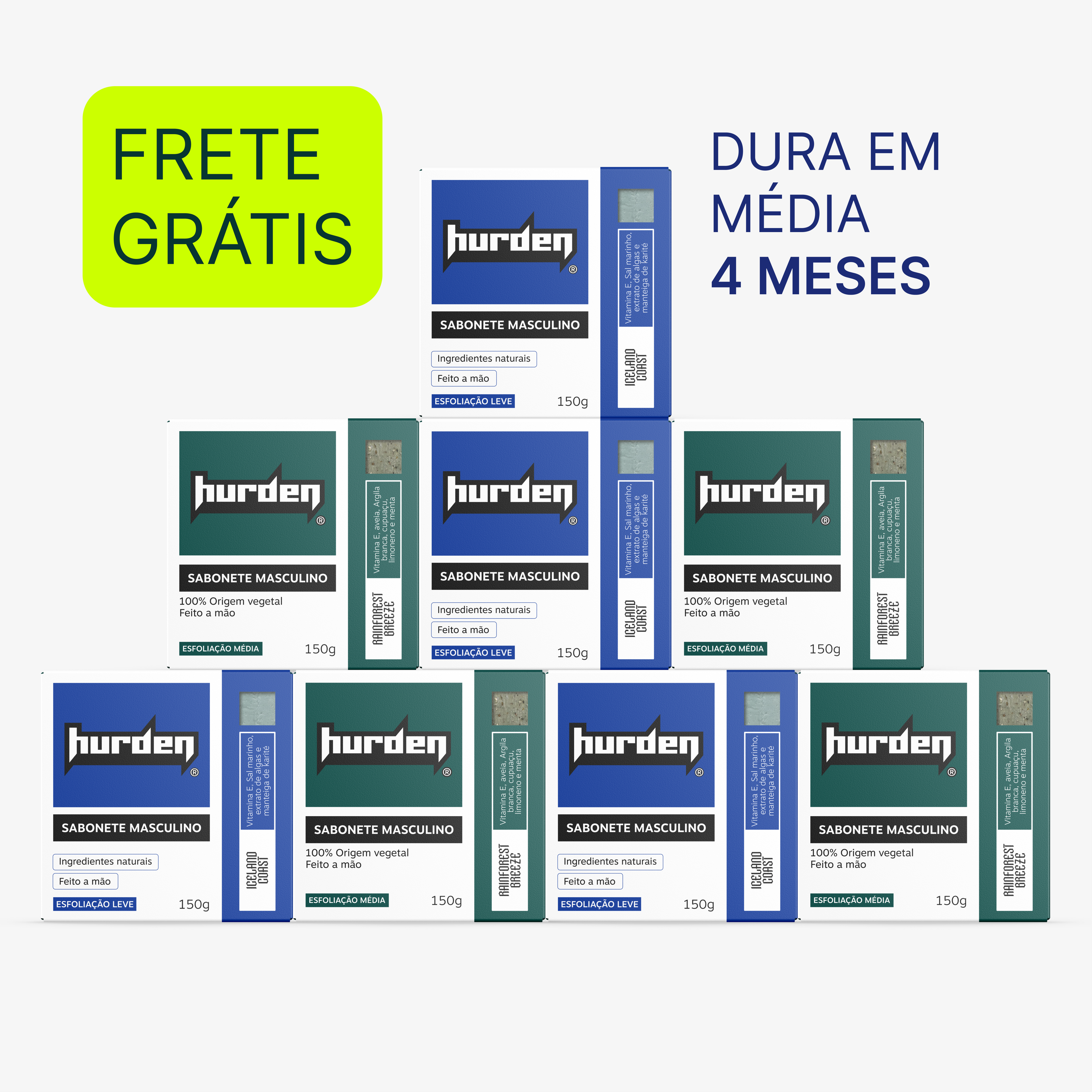 Pacote 8 sabonetes