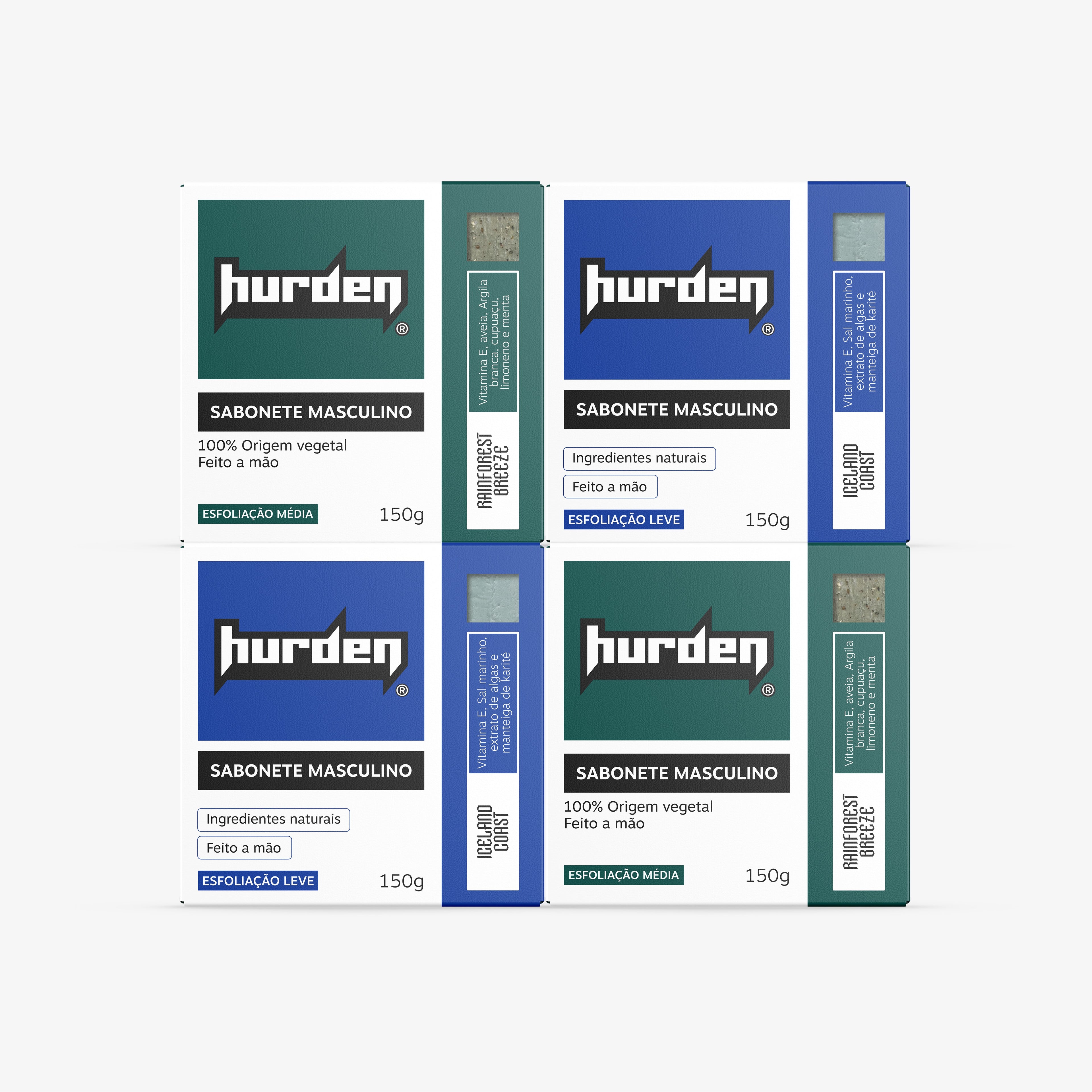 Pacote 4 sabonetes