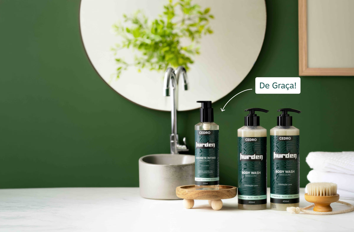<p>Comprando 2 body wash,<br/>você leva um sabonete íntimo <em>de graça!</em></p>